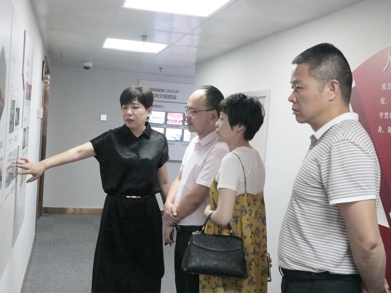 岳麓区委两新工委调研集团党建工作