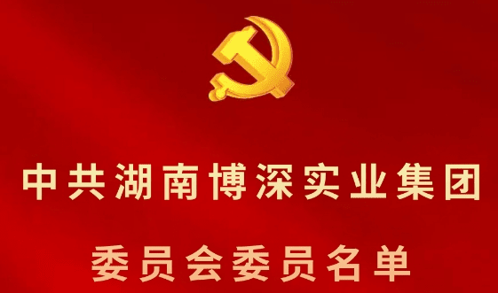 集团新一届党委会委员名单
