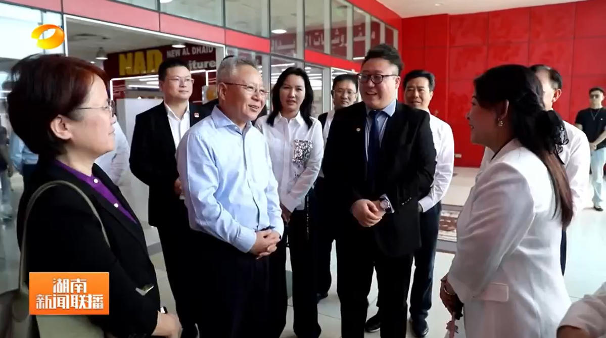 沈晓明率湖南省代表团考察阿治曼中国城境外经贸合作区